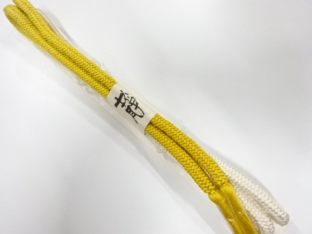 JAPANESE KIMONO / UNUSED HAND-TIED OBIJIME